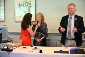 Kim Ryan-Caro receives Paul Harris+