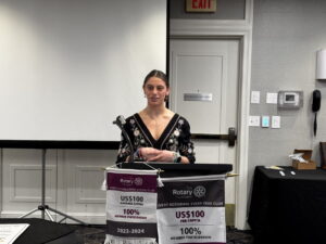 Derby Interact President Cassie Silkoff