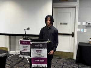 Shelton President LaDainain Knight 