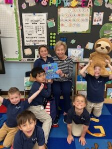 Ernie reading at Holy Trinity