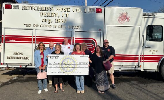 Hotchkiss Hose receives donation from the Flags for Heroes fund