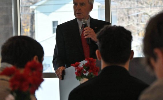 Master of Ceremonies Jack Walsh