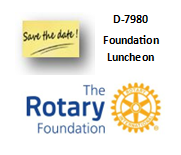 Rotary District 7980 District Foundation Lunch