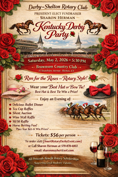 Kentucky Derby 2026 party poster
